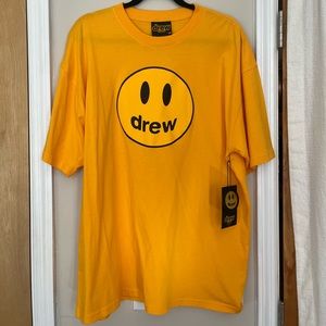 Drew House Oversized SS Mascot Tee - Golden Yellow Size M
